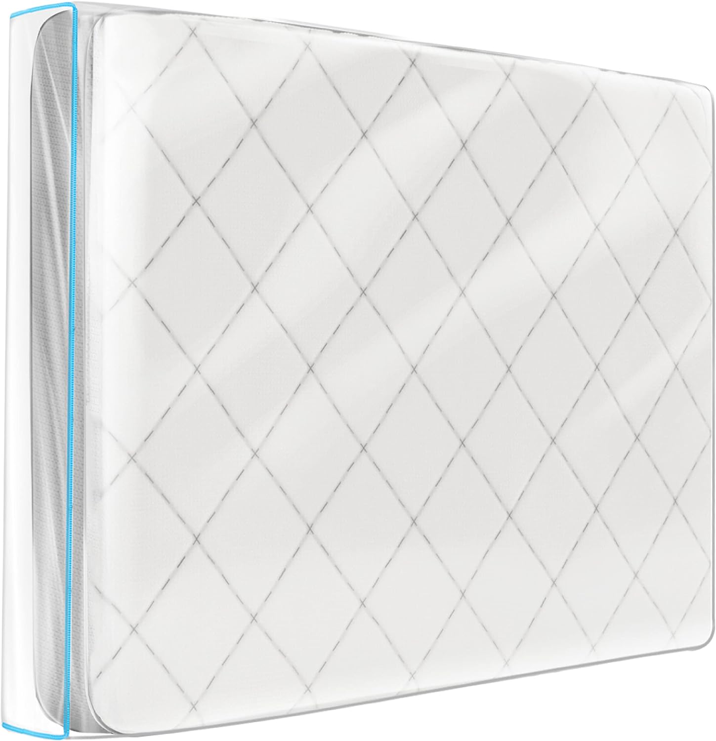 Reusable - Single Mattress Cover for Moving - 90x200 cm (30 cm Thick)/ 35"x 79" - Mattress Bags for Moving and Protection - 2-in-1 Plastic Mattress Protector and Mattress Storage Bag