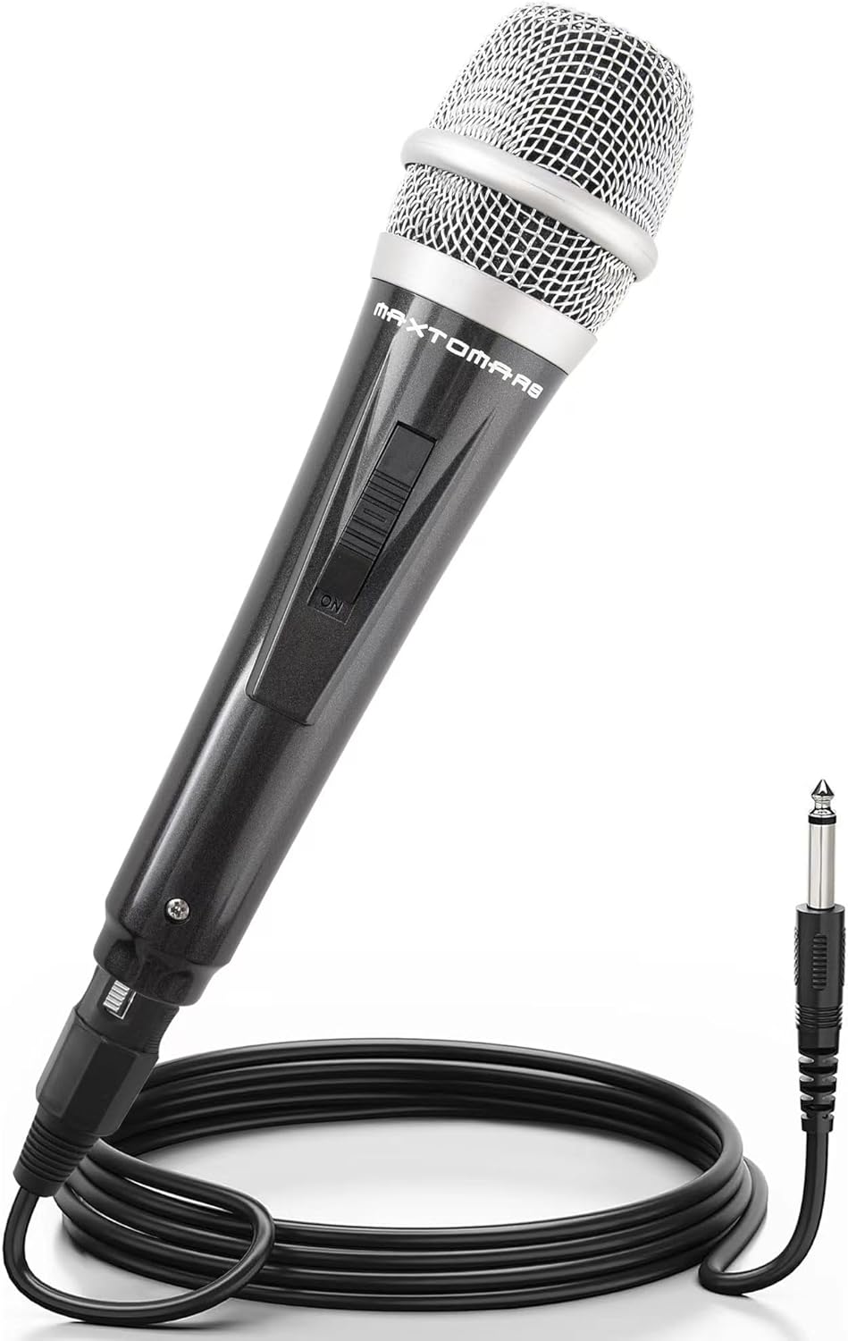 Adamantite Dynamic Musical instrument Microphone for Singing with 3.5M/11.40 ft XLR Cable, Handheld Mic for Karaoke Singing, Speech, Wedding, Stage and Outdoor Activity