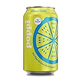 Poppi Sparkling Prebiotic Soda Beverage with Apple Cider Vinegar, Seltzer Water and Fruit Juice, Ginger Lime Flavor, 12 oz, Pack of 12, Packaging May Vary