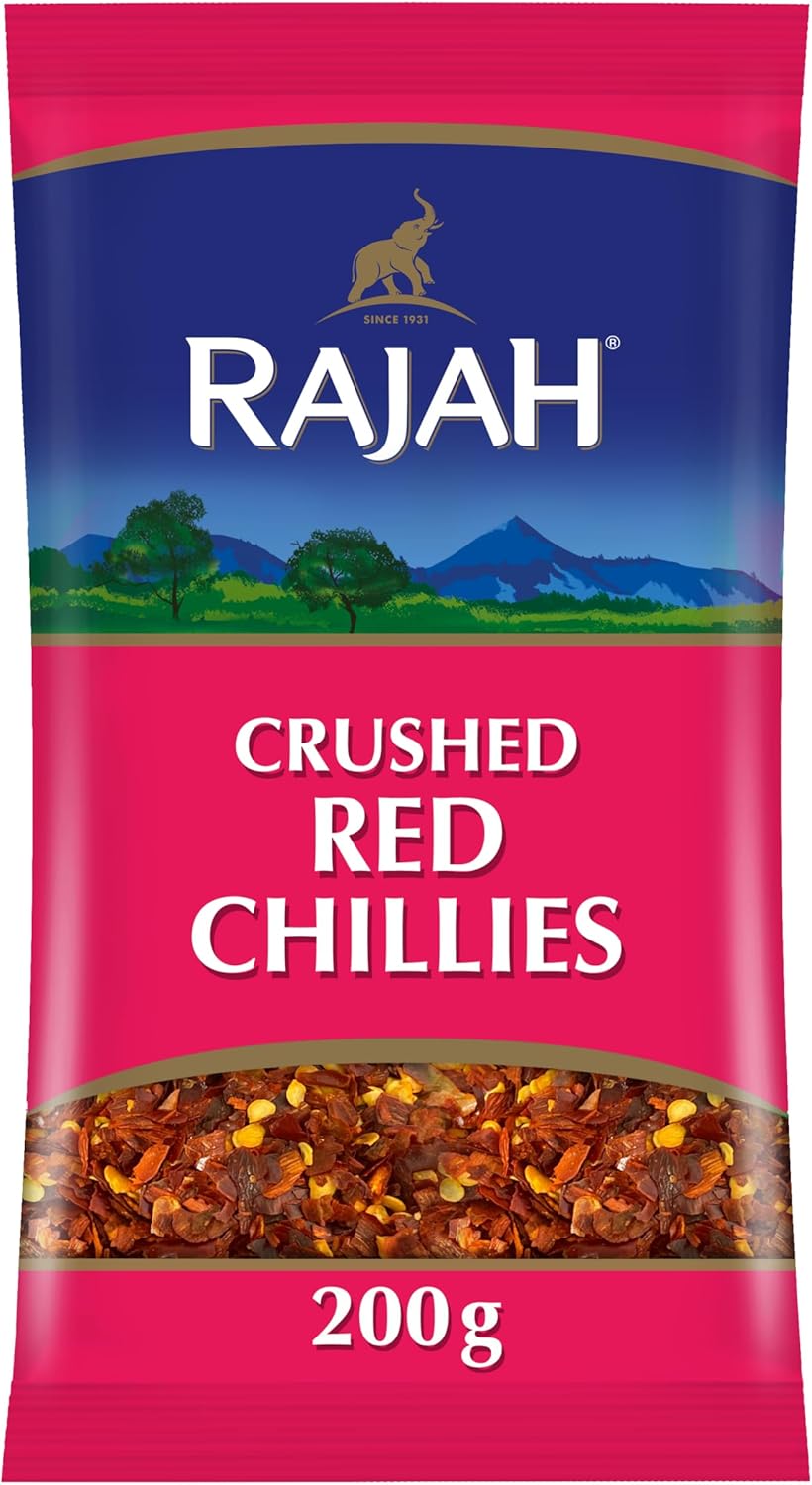 Rajah Crushed Red Chillies, 200g