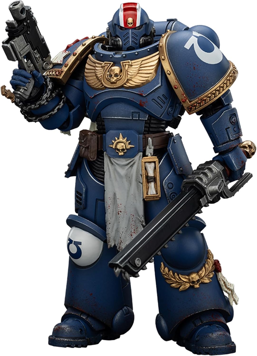 JOYTOY Warhammer 40k Space Marine 2，Ultramarines Lieutenant Titus-Collectors Edition 1/18 Action Figure Collect And Display Model