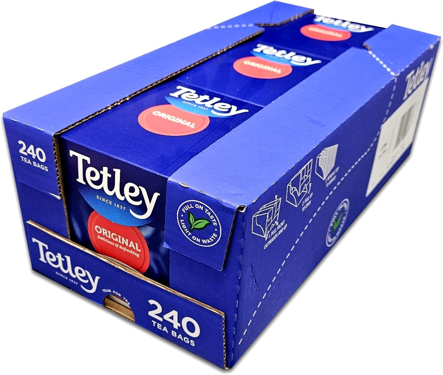 Tetley Round Tea Bags | 3 Packs of 240