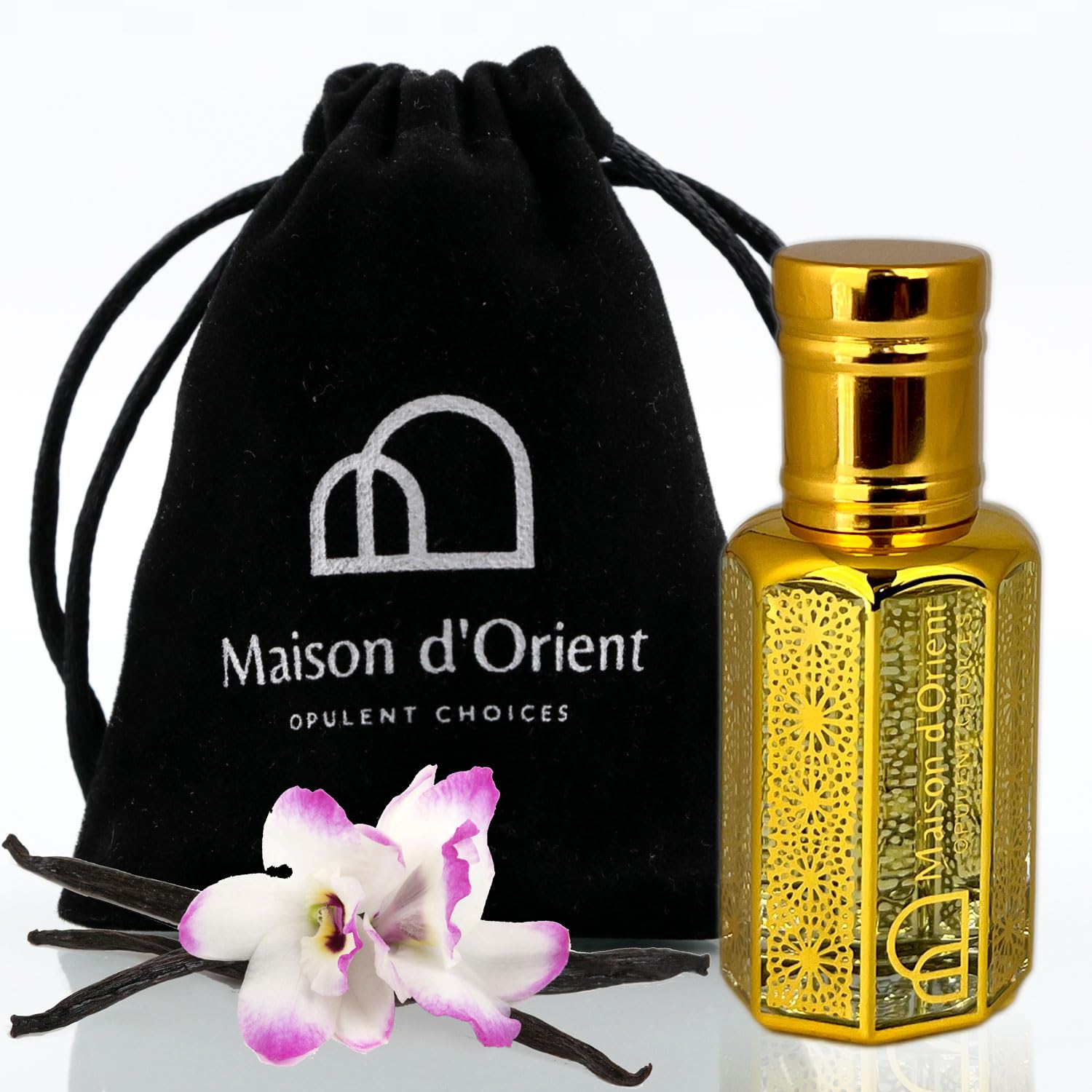 Blush and Vanilla Perfume Oil 12 mL – Amber Vanilla with Rose Sugar and White Musk. Alcohol Free Long Lasting Oil, Compliment Magnet