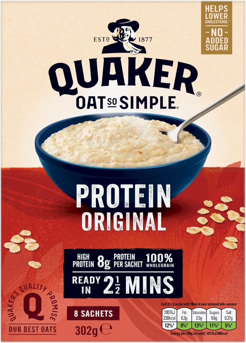 Quaker Oats So Simple Protein Original Porridge 301.6 g