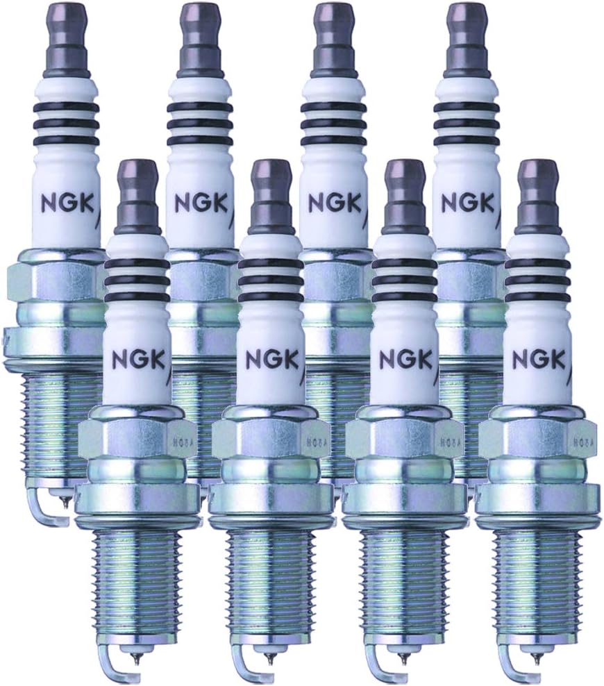 NGK (4469) LFR5AIX-11 Iridium IX Spark Plug (8 Pack)