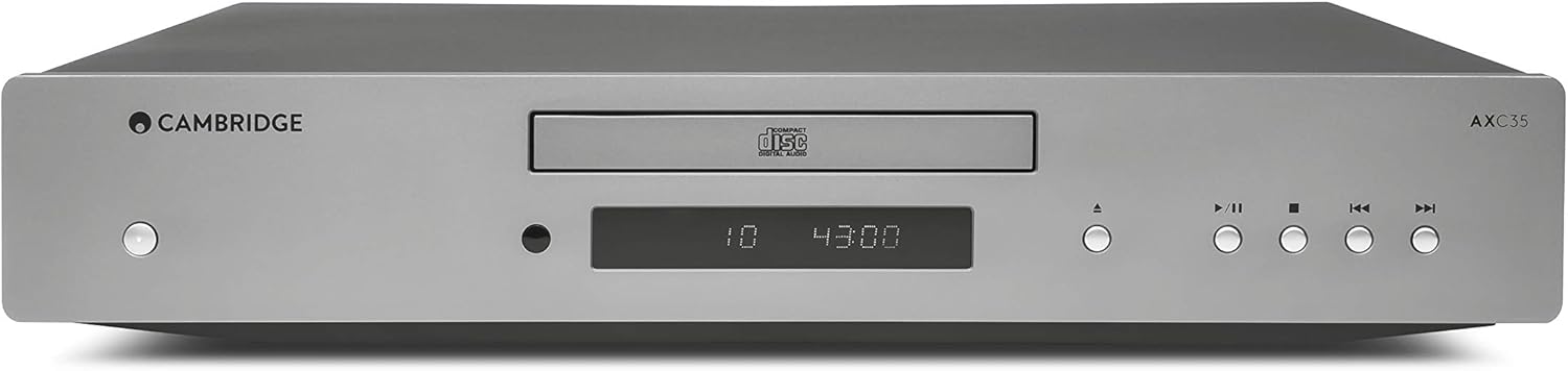 Cambridge Audio AXC35 Single-Disc CD Player with High Performance Wolfson DAC and Remote Control