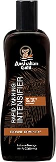 Australian Gold Rapid Tanning Intensifier Lotion, 8.5 Fl Oz | With Tea Tree Oil and Aloe Vera | Vitamin E