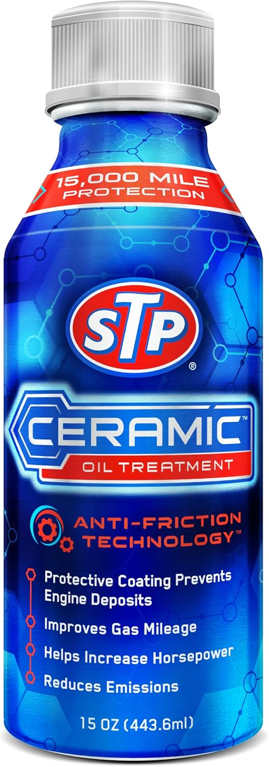 STP Ceramic Oil Treatment, Protective Coating and Anti-Friction Technology, 15 Oz (19387)