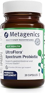 Metagenics UltraFlora Spectrum - Digestive & Immune Health Supplement* - Daily Probiotic - Non-GMO & Gluten-Free - 30 Capsules