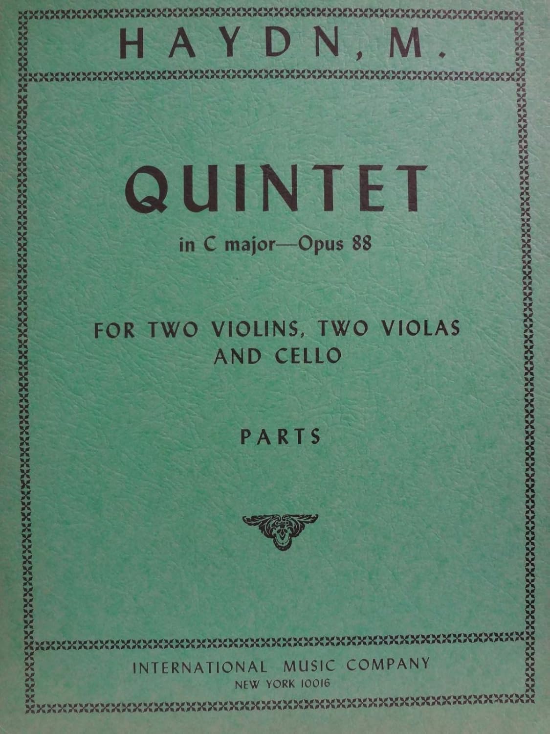Michael Haydn - Quintet in C Major, Op 88 - Two Violins, Two Violas, and Cello - International Music Co [Sheet music] [Sheet music] [Sheet music] [Sheet music] [Sheet music] [Sheet music] [Sheet music] [Sheet music] [Sheet music] [Sheet music] [Sheet music]