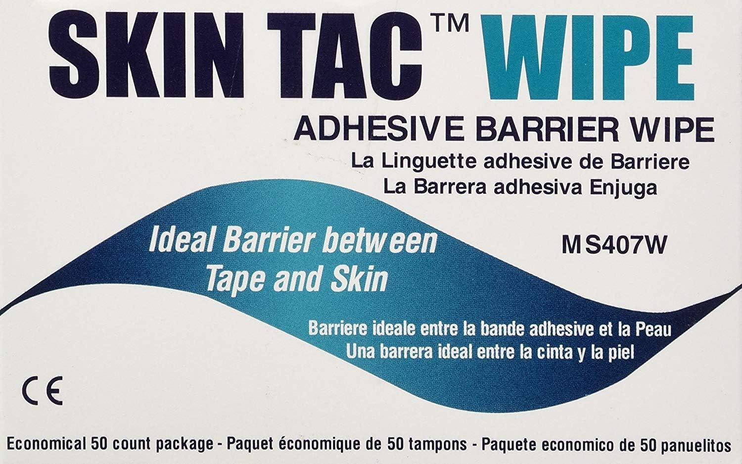 Skin-Tac™ Adhesive Barrier Wipes 50 Count (4 Pack - 50 Count)