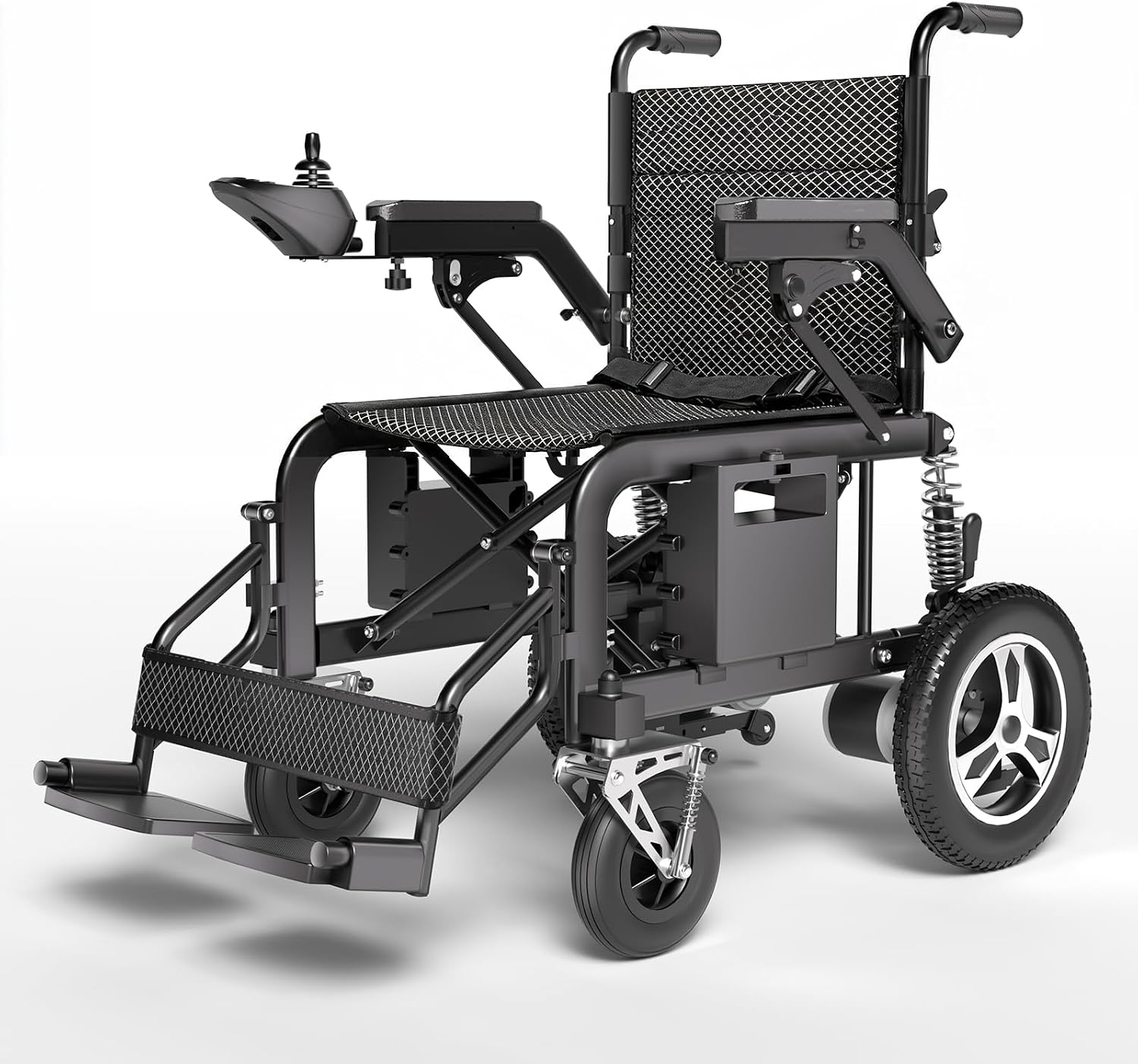Hassky Electric Wheelchair for Adults with Dual Shock Absorption