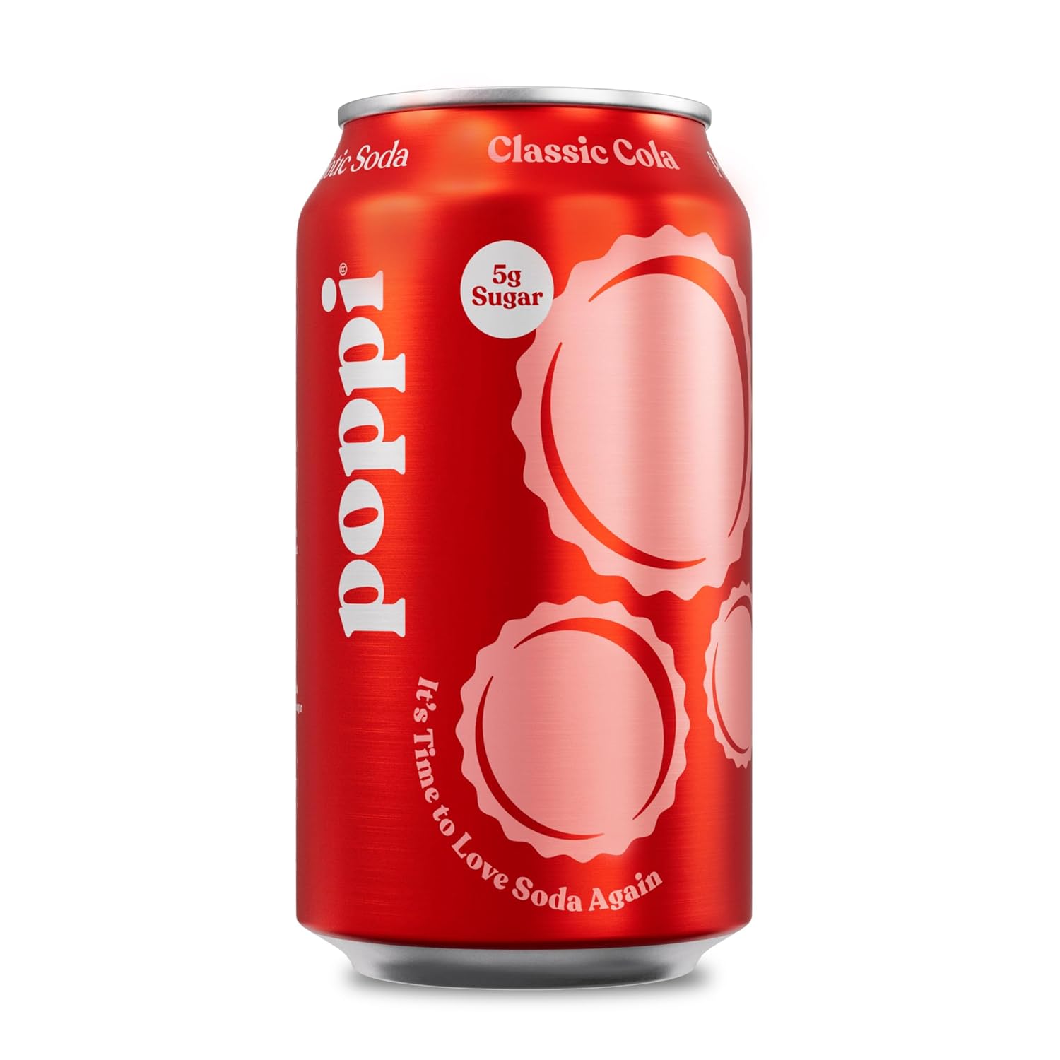 POPPI Sparkling Prebiotic Classic Cola Soda w/Gut Health & Immunity Benefits, Beverages made with Apple Cider Vinegar, Seltzer Water & Cola Flavors, Low Calorie & Low Sugar Drinks, 12oz (12 Pack)