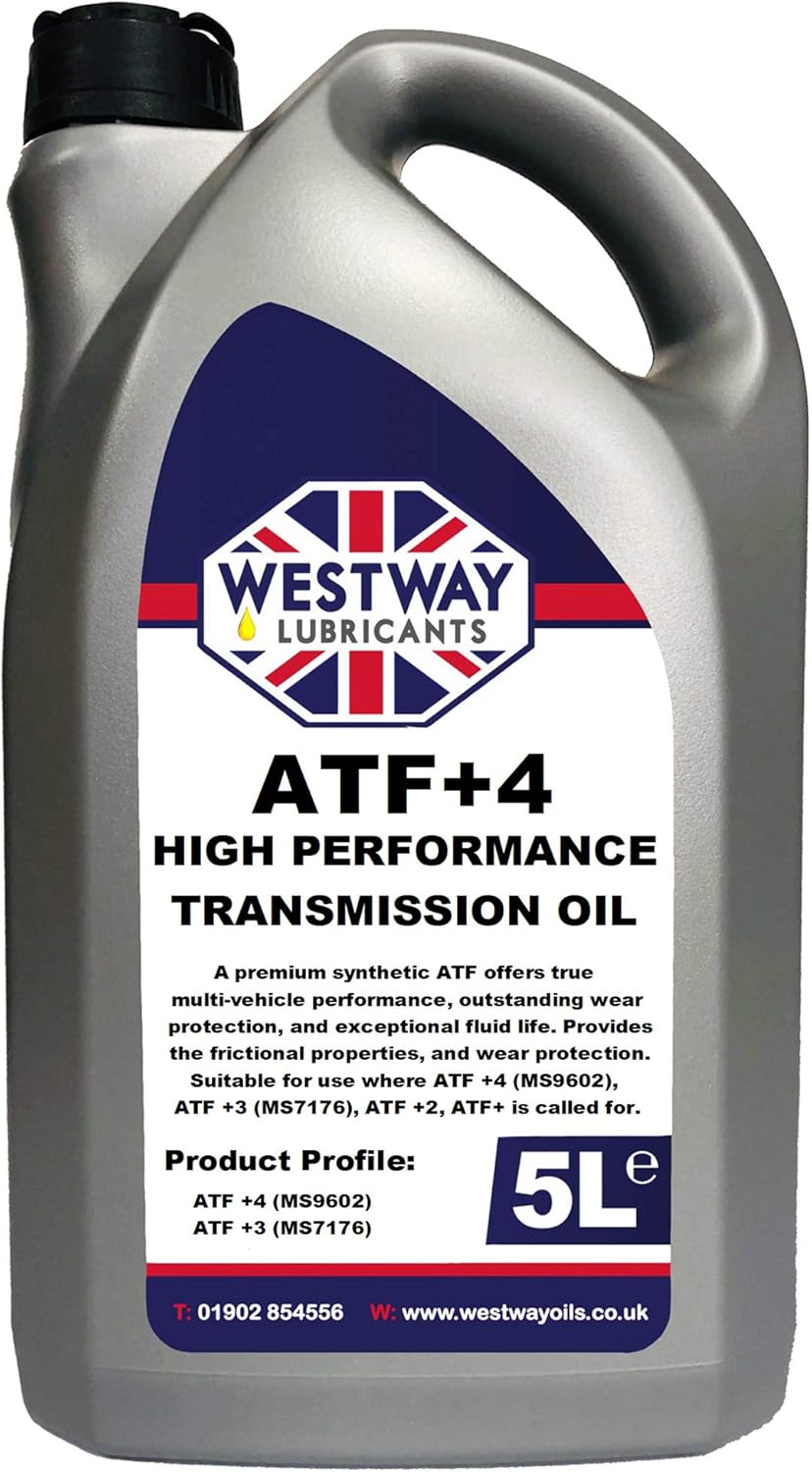 Westway Lubricants ATF +4 Automatic Transmission Fluid 5 Litres 5L