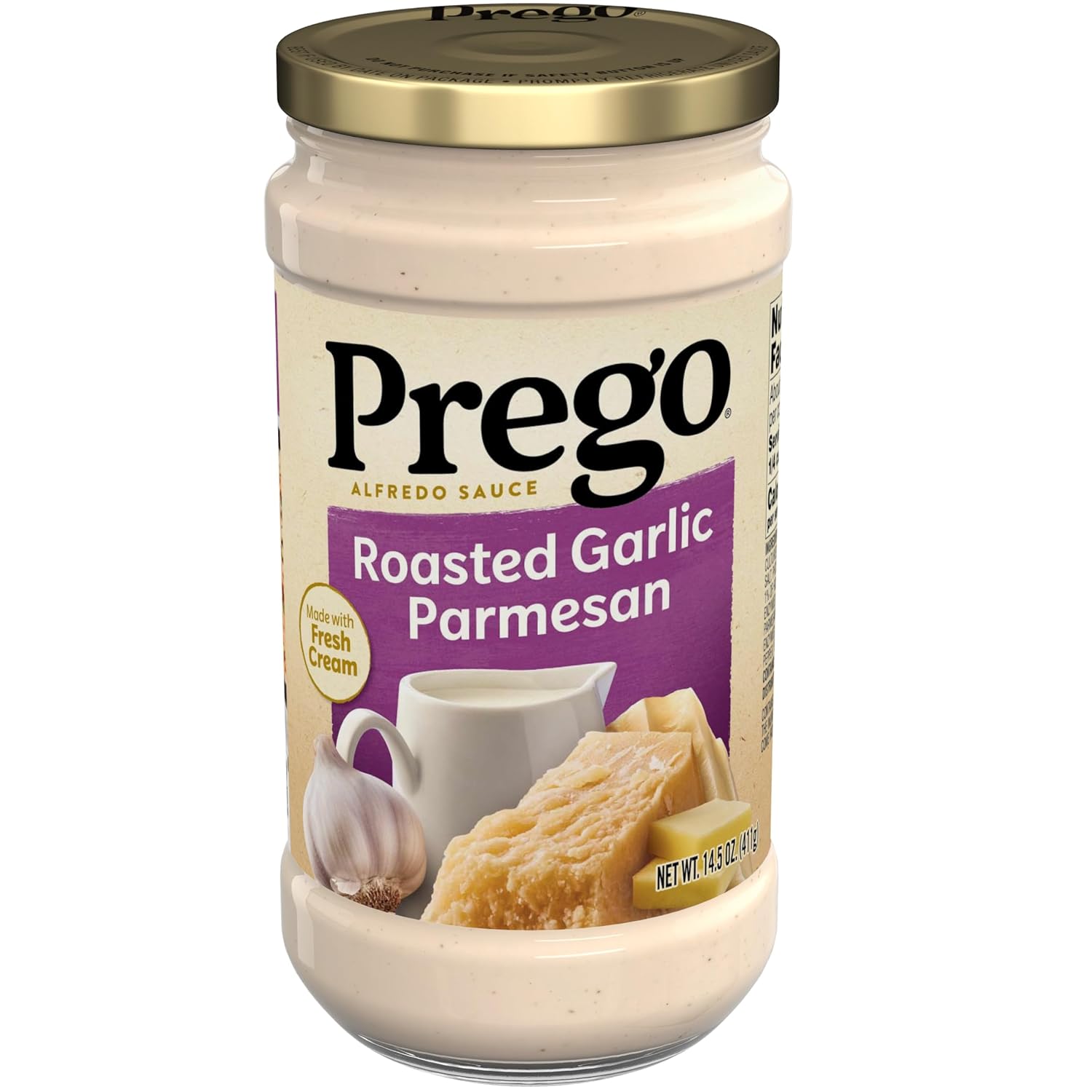 Prego Roasted Garlic Parmesan Alfredo Sauce, 14.5 Oz