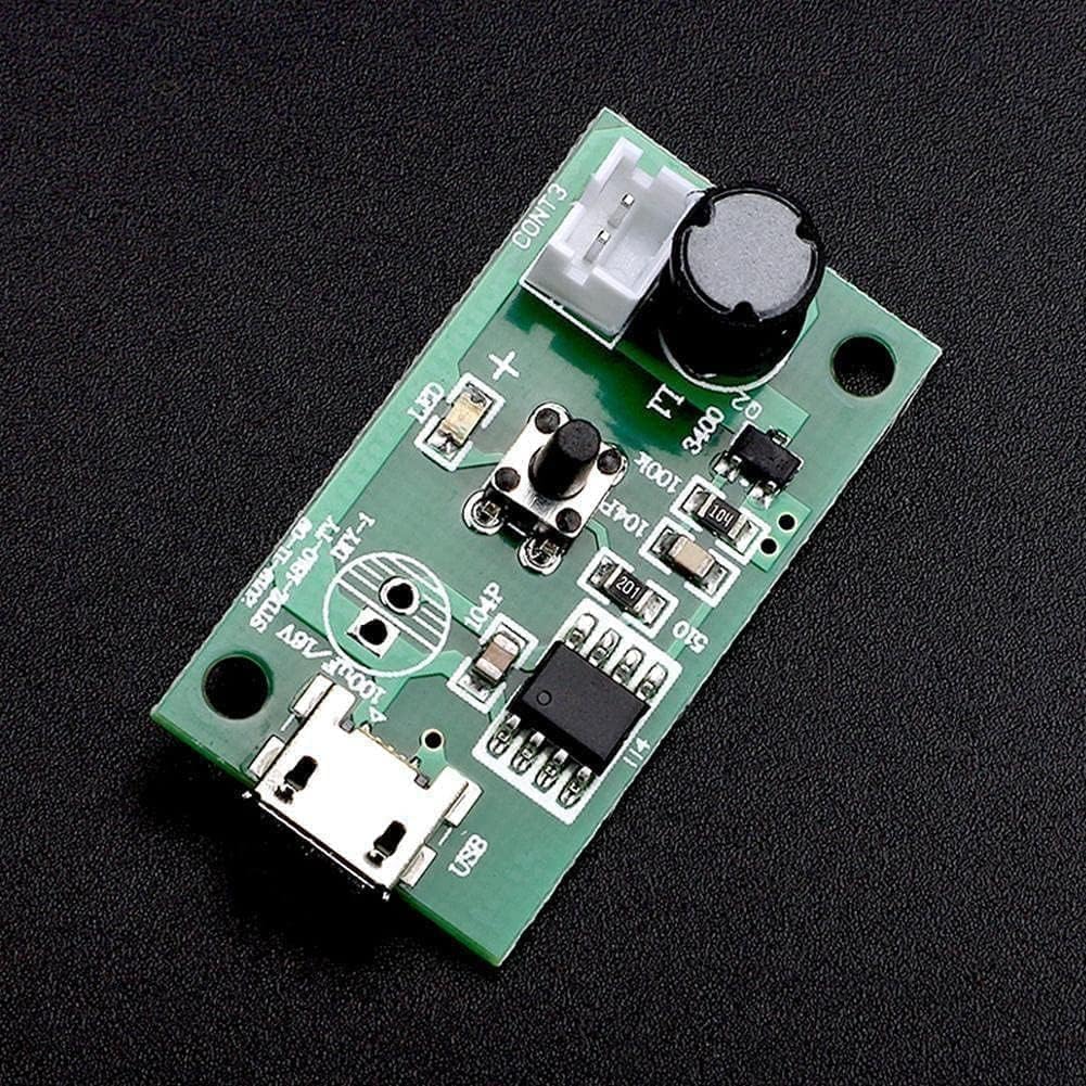 Atomization Film Air Humidifier Driver Board Mist Maker Fogger Ultrasonic Discs Circuit Ultra Power Low Fine Module Spray Large, Heating, Cooling & Air Quality