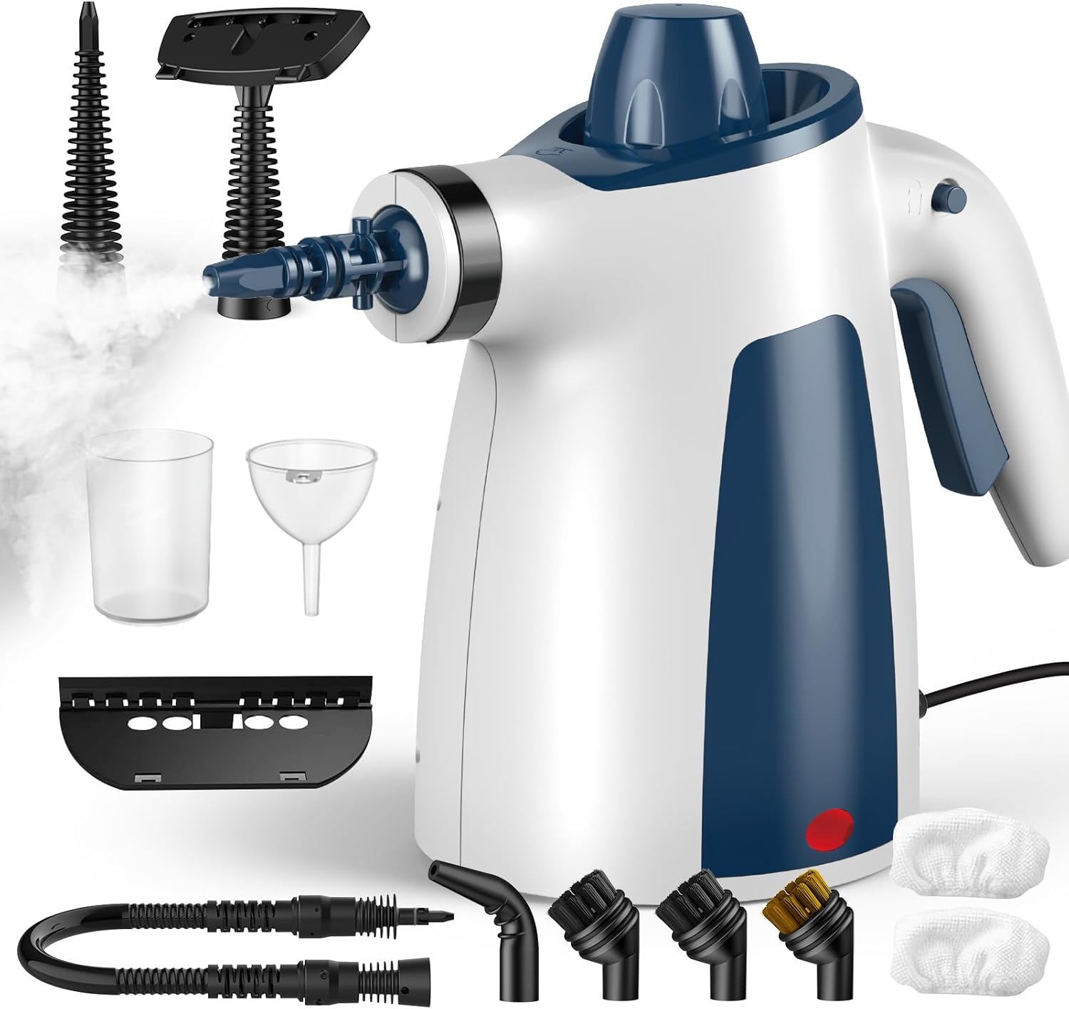 Hand Held Steam Cleaner, Portable Steam Cleaners, Steam Cleaner Handheld, Comes with 12-Piece Accessories for Multi-Surface Stain Removal, Perfect for Stain Removal, Car, Sofa, Floor, Bathroom, Window