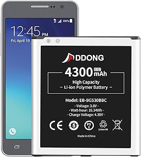 4300mAh Upgraded Replacement Battery for Samsung Galaxy J2 Prime SM-G532M/DS, J3 J320A J320V Battery EB-BG530BBE EB-BG530BBC