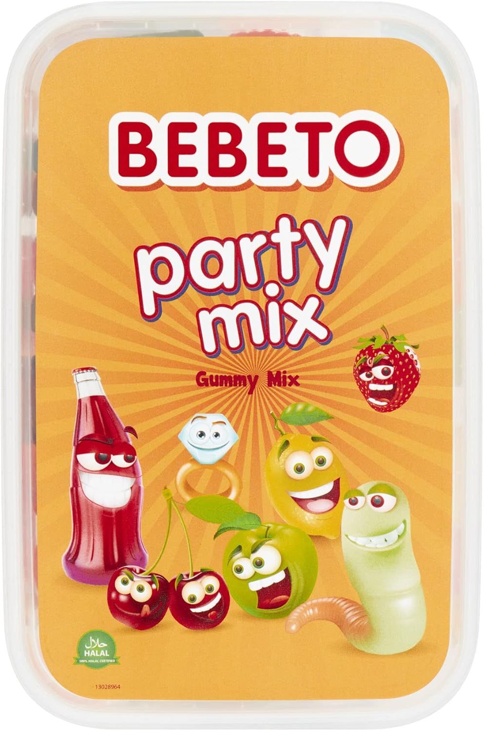 Bebeto Gummy Party Mix (400g), Halal Certified Sweets, Pack of 1