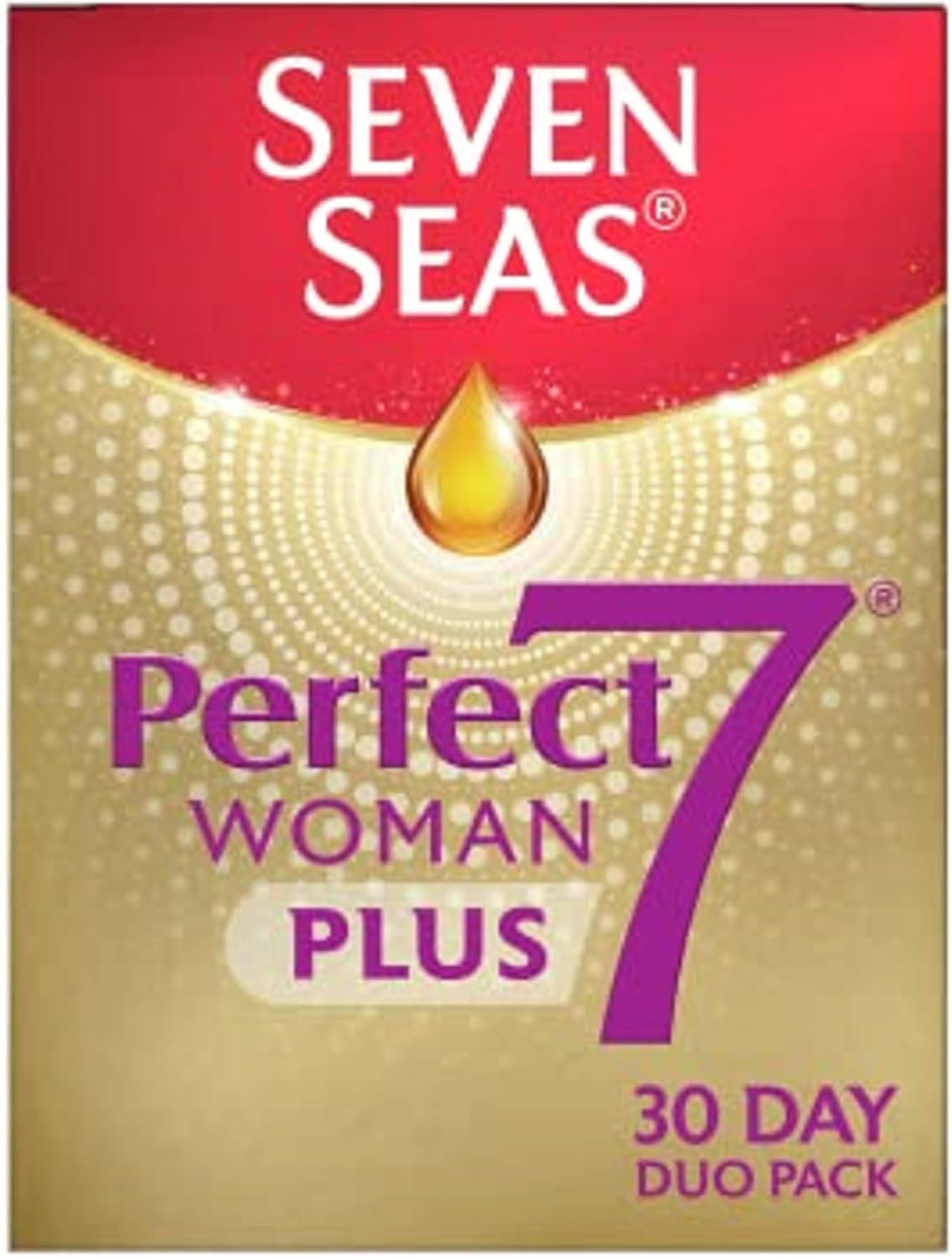 Seven Seas Perfect7 Woman Multivitamin With 250 mg Omega-3 Nutrients & 1000 mg Fish Oil, 60 High Strength Tablets, 250 mg EPA & DHA,Duo Pack: 30 Capsules + 30 Tablets
