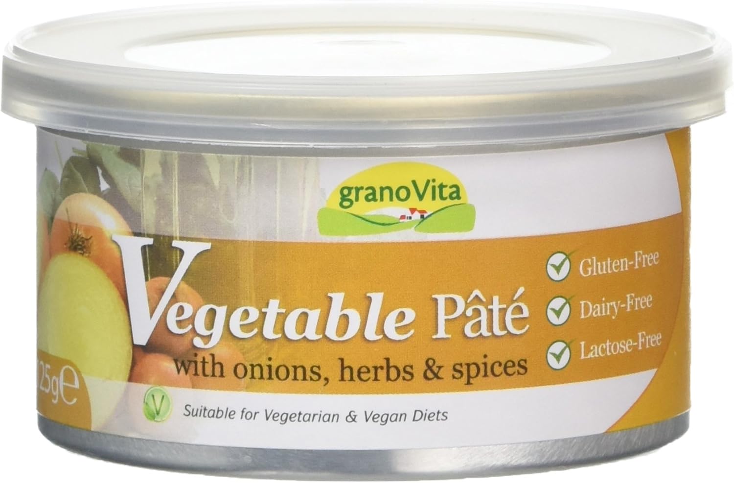 Granovita Vegetable Pate in Tin 125g (Pack of 4)
