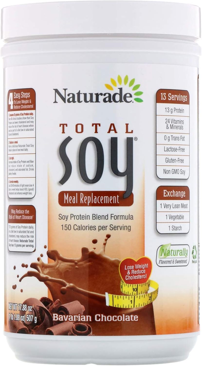 Naturade Total Soy Meal Replacement Bavarian Chocolate - 18 Oz