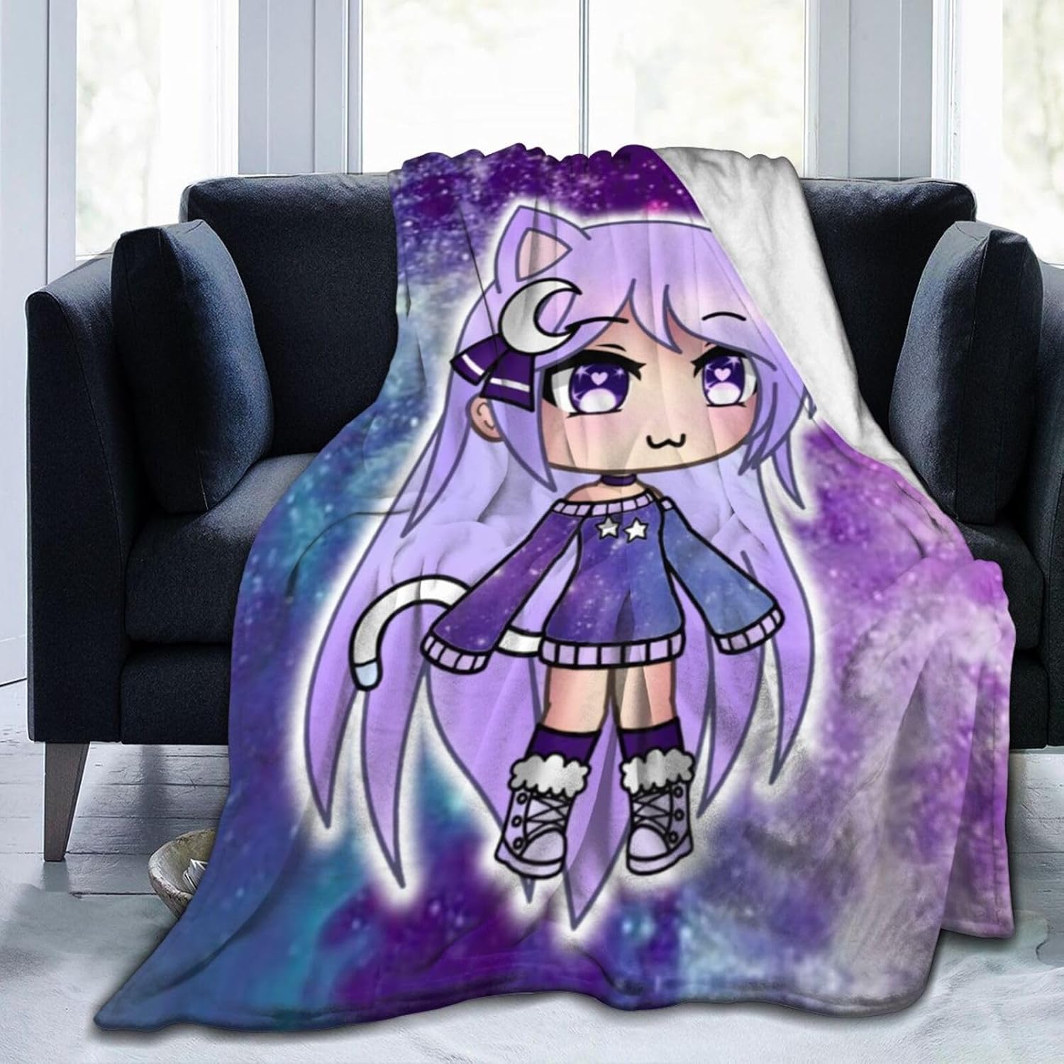 Throw Blanket Super Soft Fluffy Cozy Plush Fleece Blanket Decorative Fuzzy Lightweight Blankets Room Decor 50 * 40IN