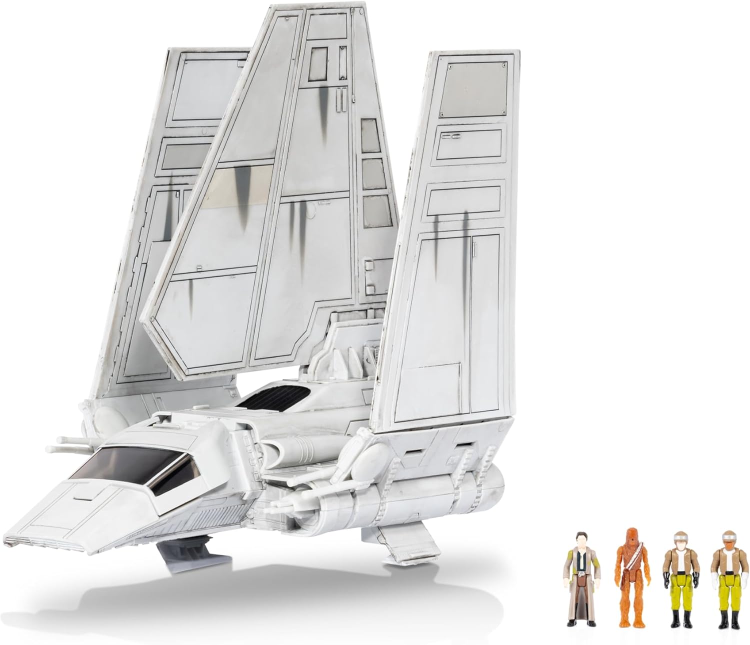 Star Wars Micro Galaxy Squadron Tydirium Shuttle - 7-Inch Vehicle with Unique Deco and Four 1-Inch Micro Figure Accessories
