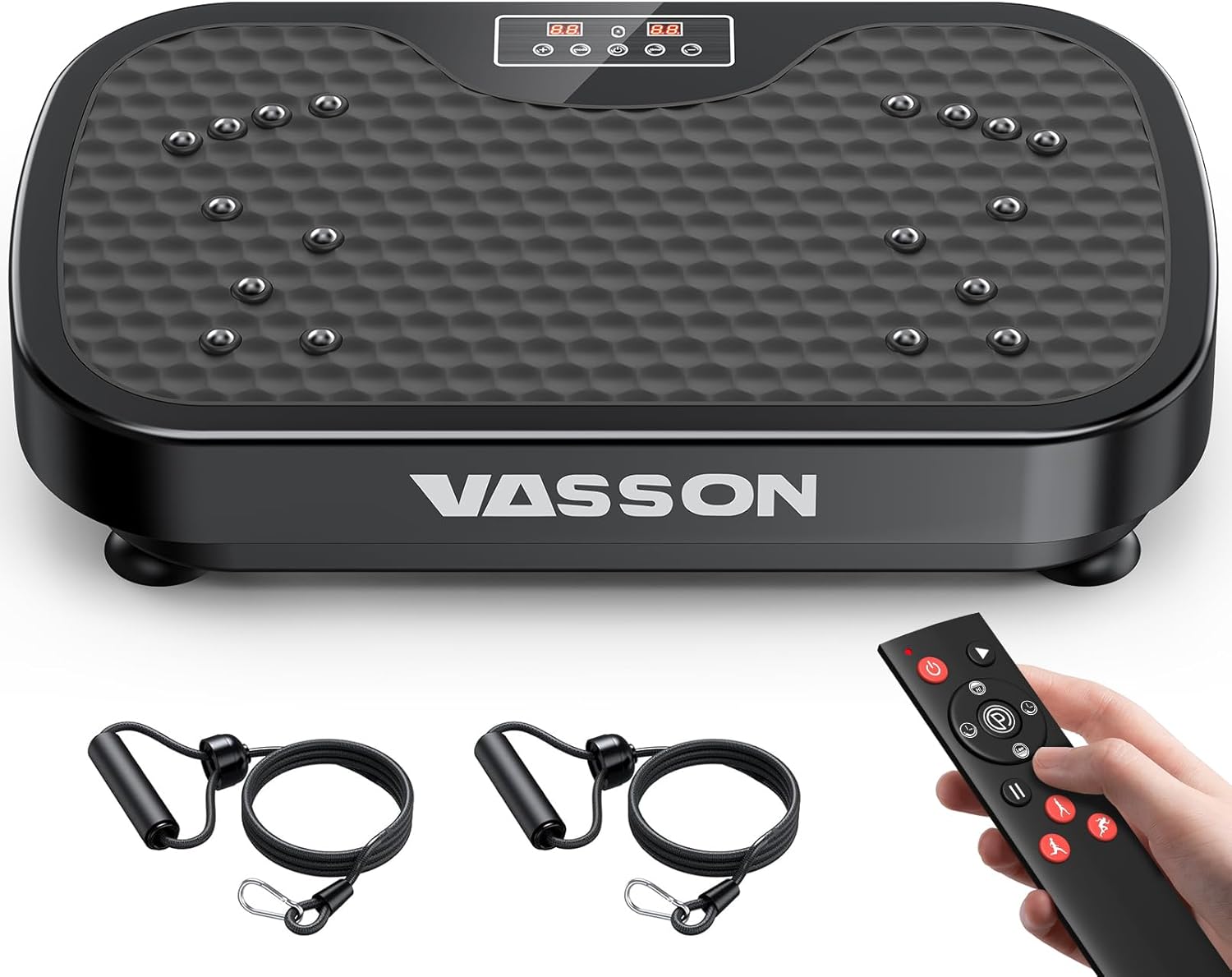 Vibration Plate Exercise Machine, Power Vibrating Shake Platform for Lymphatic Drainage, Whole Body Vibrate Waver Fitness, Full Body Shaking Board for Home Workouts, Weight Loss, Women