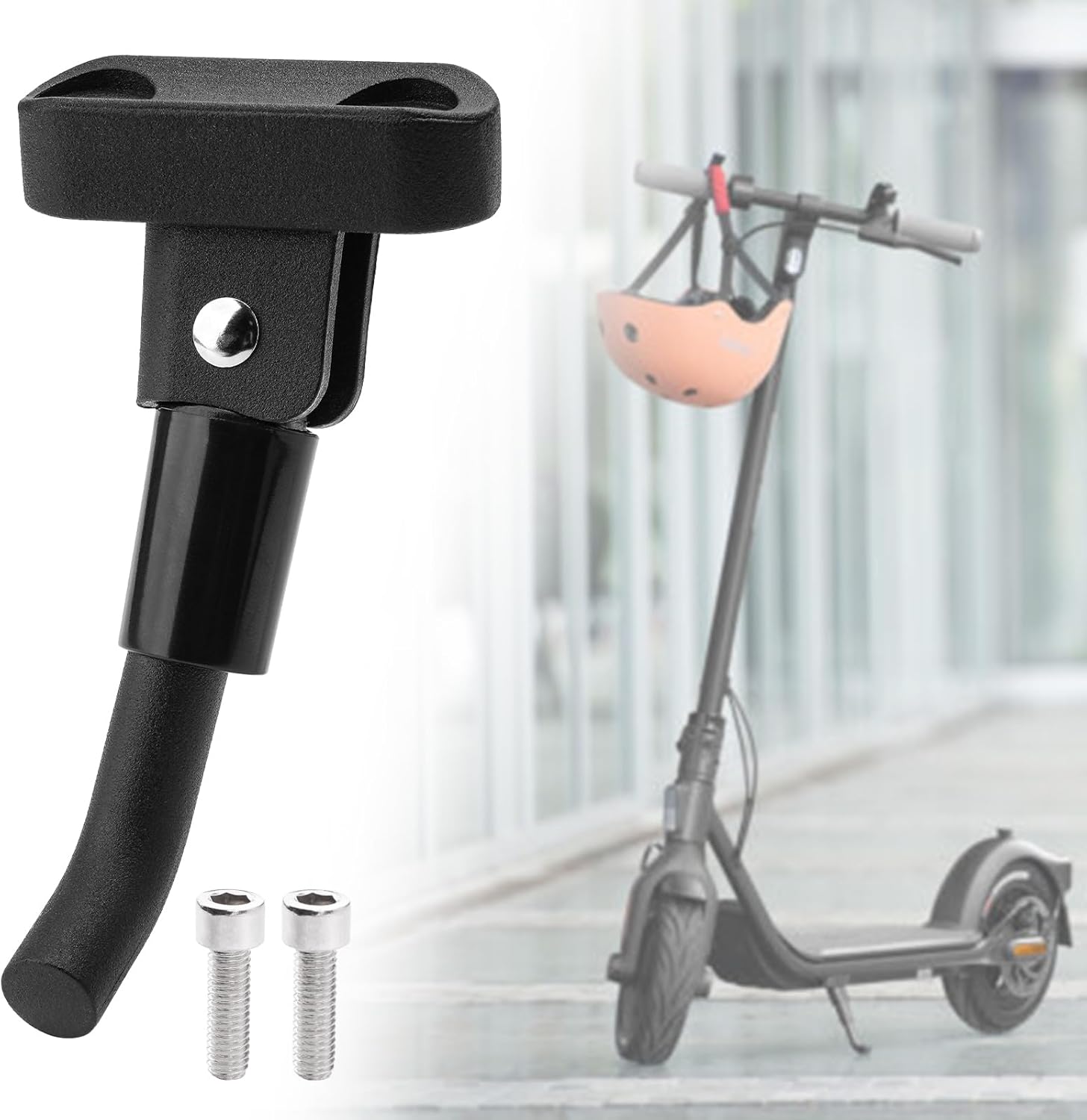 Kickstand for Segway Ninebot F20/F25/F30/F40, Aluminium Parking Stand Kick Stand, High Toughness Kickstands Side Support Stand, Scooter Replace Parts Replacement for Segway Ninebot