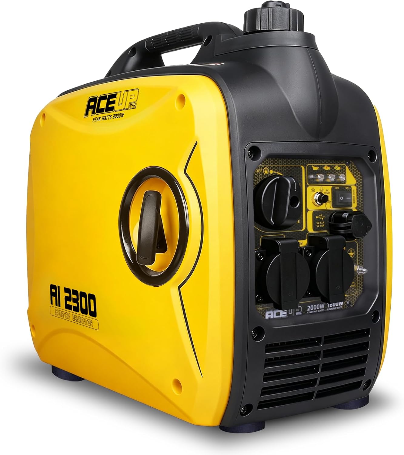 Aceup Energy 2000 Watt Petrol Inverter Pure Sine Wave Generator for Camping