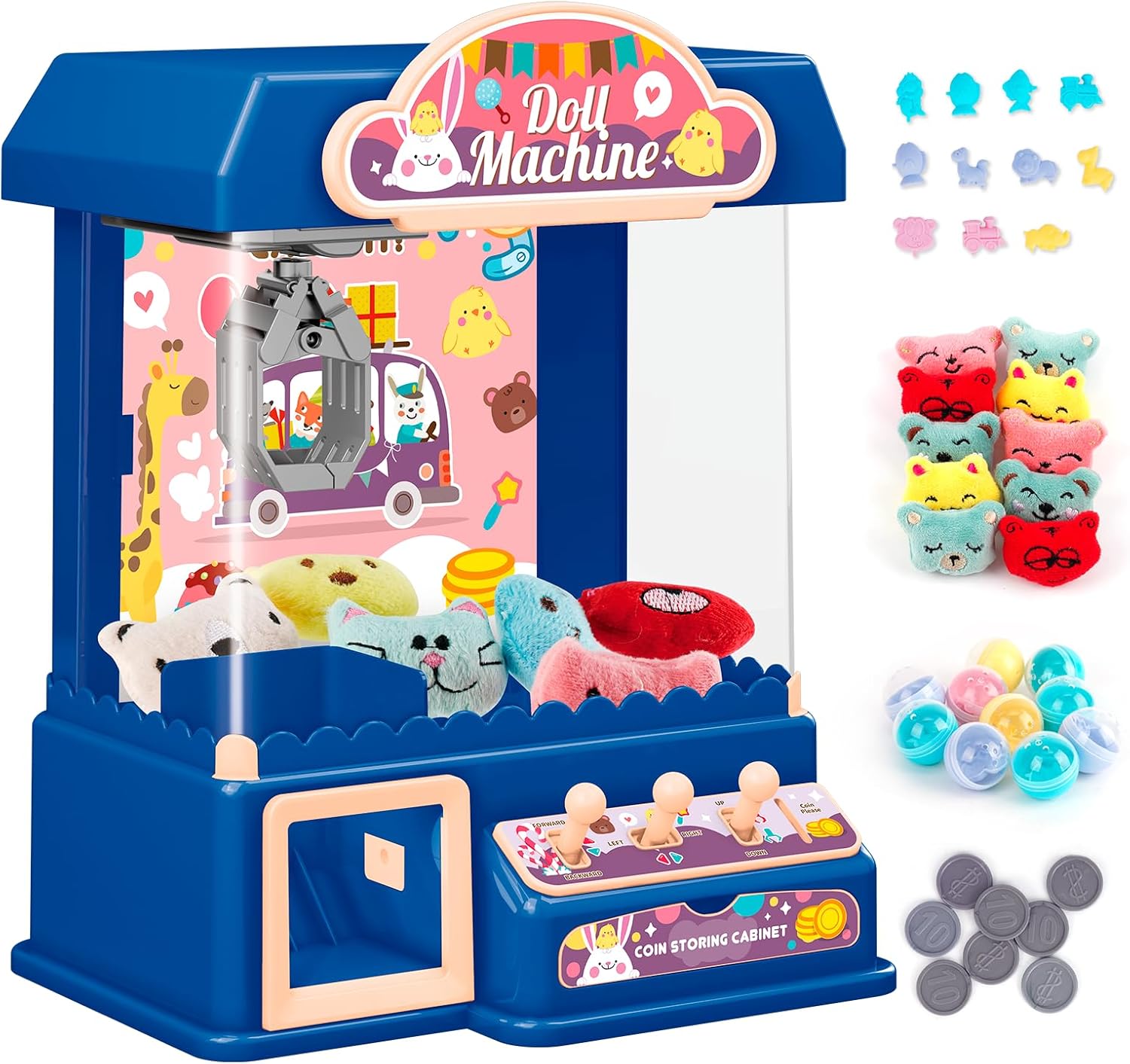 Ark miido Claw Machine for Kids, Claw Game Toy, Grabber Game with Sounds & Light for Kids Educational Gifts for Boys & Girls