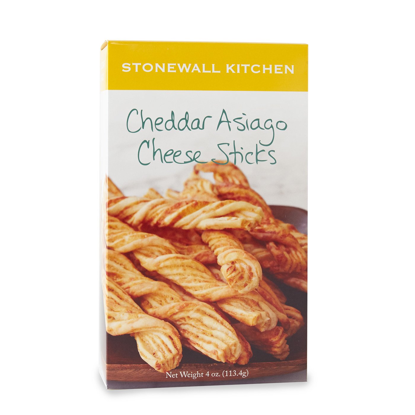 Stonewall Kitchen Cheddar Asiago Cheese Sticks, 4 Ounce Box