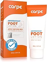 Carpe Antiperspirant Foot Lotion, A dermatologist-recommended solution to stop sweaty, smelly feet, Helps prevent blisters, Great for hyperhidrosis