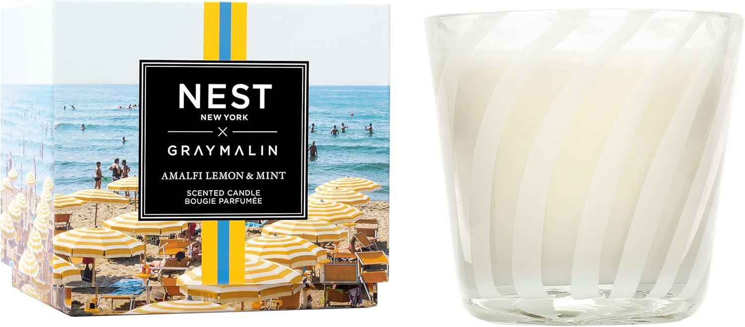 NEST New York X Gray Malin Amalfi Lemon & Mint 3-Wick Candle