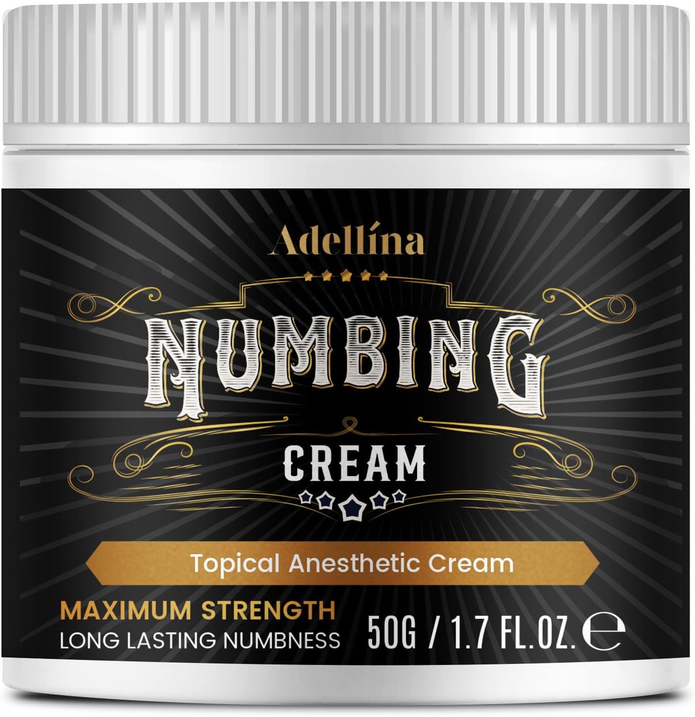 Numbing Cream Maximum Strength: Long Lasting Extra Relief with Arnica and Emu Oil (1.7 OZ)