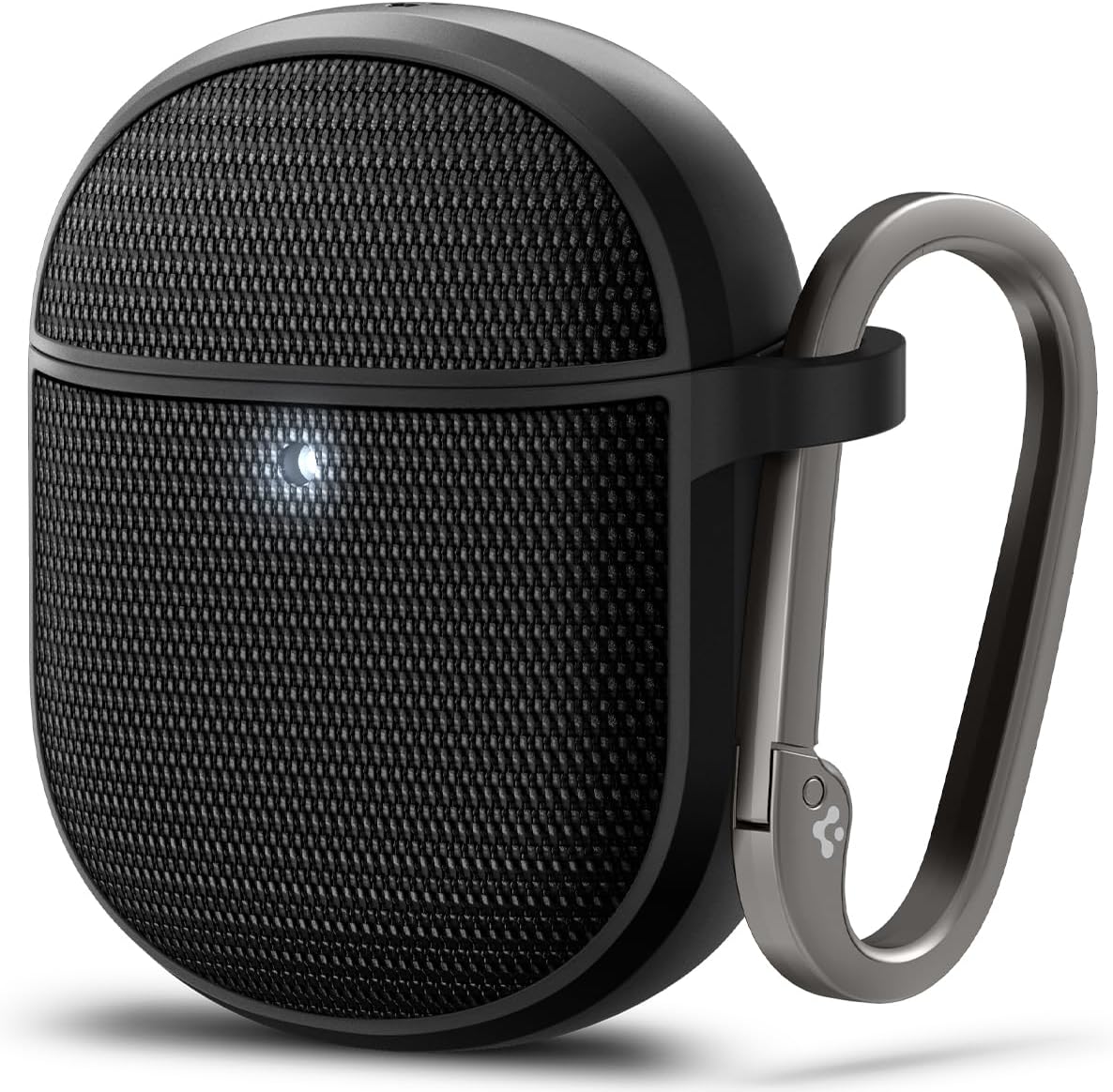 Spigen Classic Fit Designed for Google Pixel Buds Pro 2 (2024) and Pixel Buds Pro 1 (2022) Case Cover with Keychain - Black