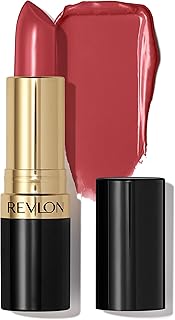 Revlon Super Lustrous Lipstick, Creamy Formula For Soft, Fuller-Looking Lips, Moisturized Feel, 225 Rose Wine, 0.15 oz