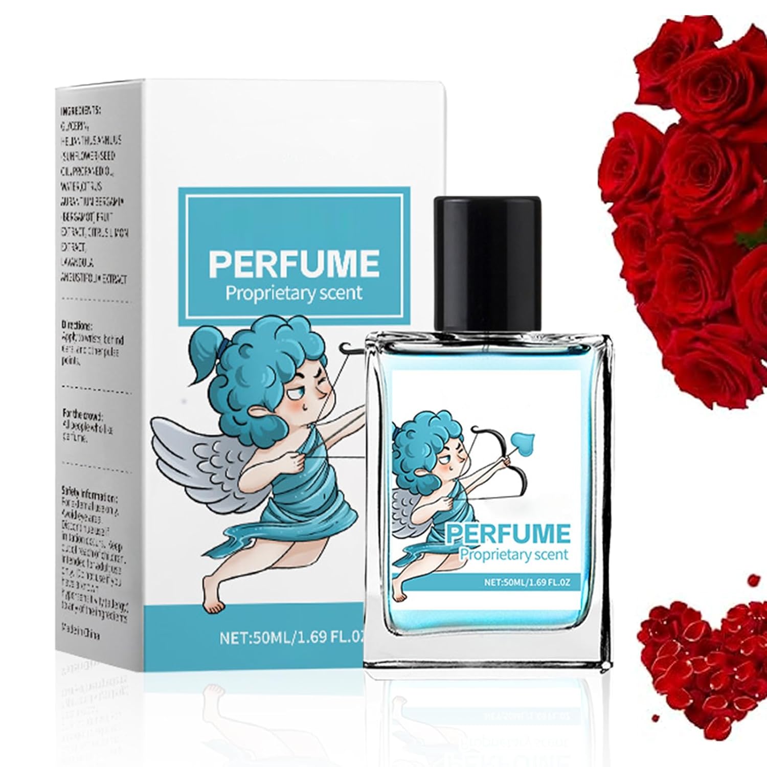 Pheromone Cologne for Men, Cupids Hypnosis 2.0 Cologne for Men, Long Lasting Mens Colognes with Enhanced Intimacy, Her Loss Colognes for mens, 50ml Travel Spray