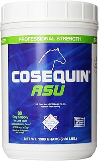 Nutramax Cosequin ASU Joint Health Supplement for Horses - Powder with Glucosamine, Chondroitin, ASU, and MSM, 1320 Grams