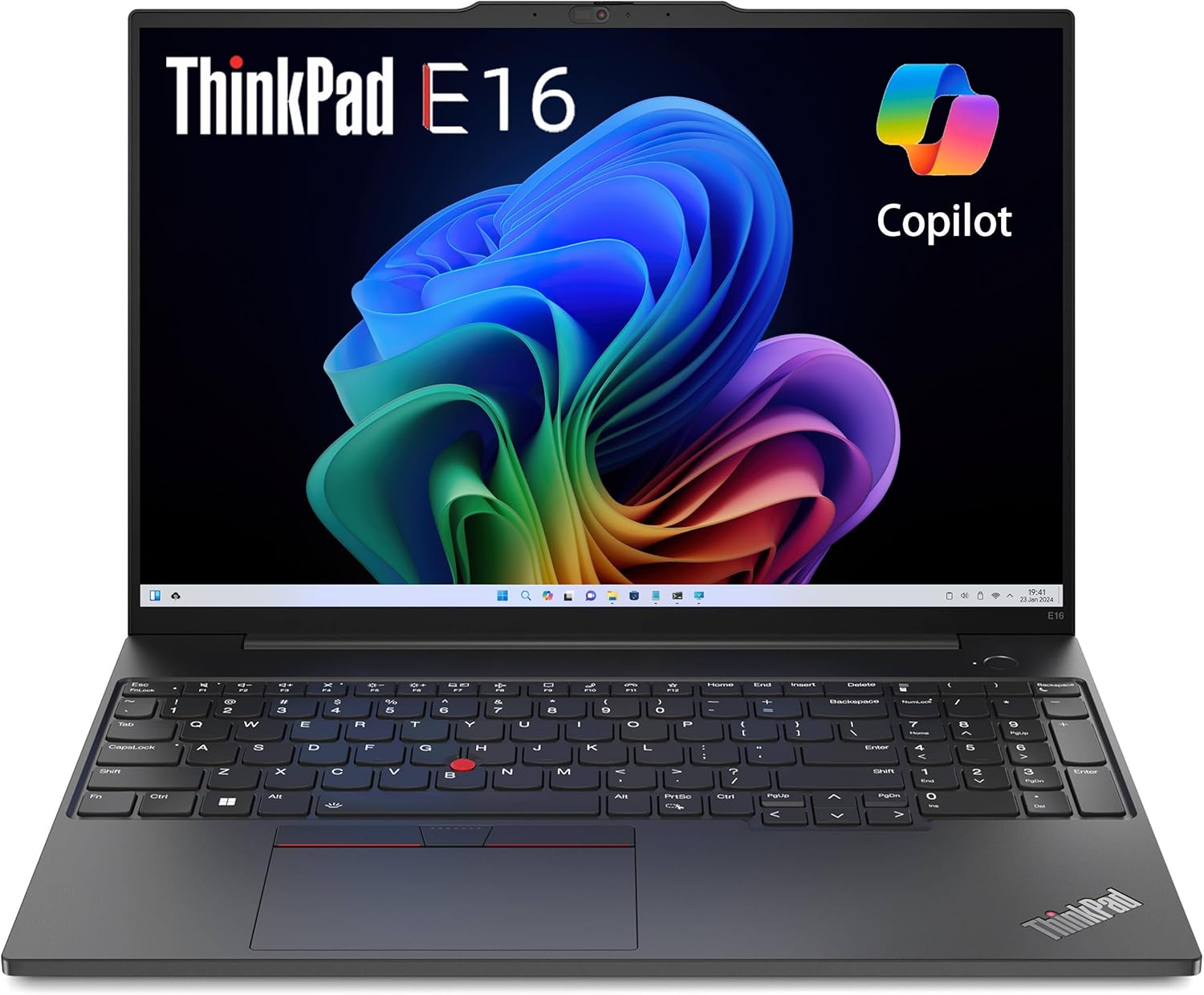 Lenovo ThinkPad E16 Business Laptop (16" FHD+ Display, AMD Ryzen 5 7530U(> Intel i7-1165G7), 16GB RAM, 512GB SSD) Fingerprint, Backlit, 1080p Webcam, WiFi 6, Ethernet, Win 11 Pro w/ Copilot, Black