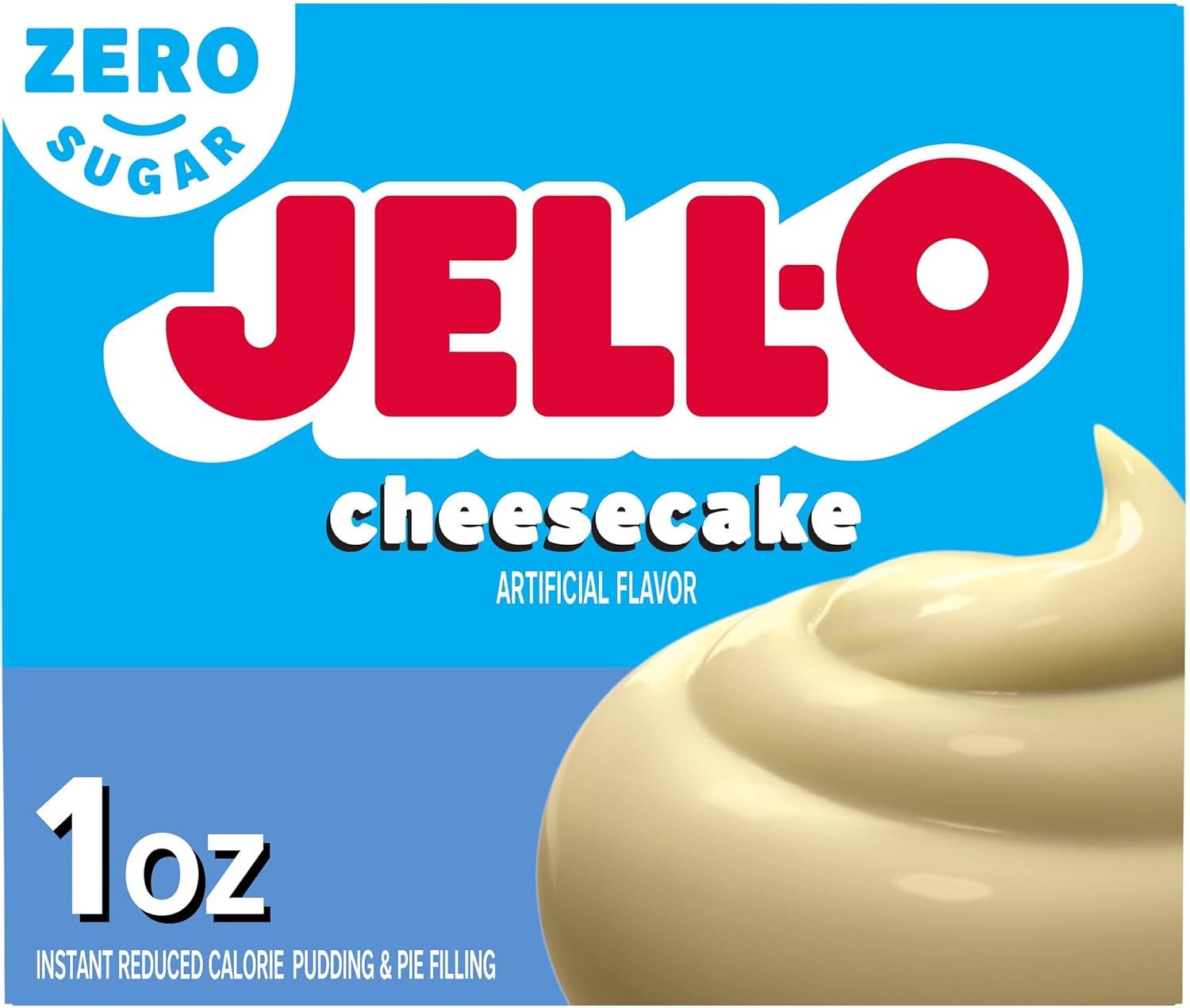 Jell-O Cheesecake Sugar Free Instant Reduced Calorie Pudding and Pie Filling 1 X 28g American Import, 1 Units