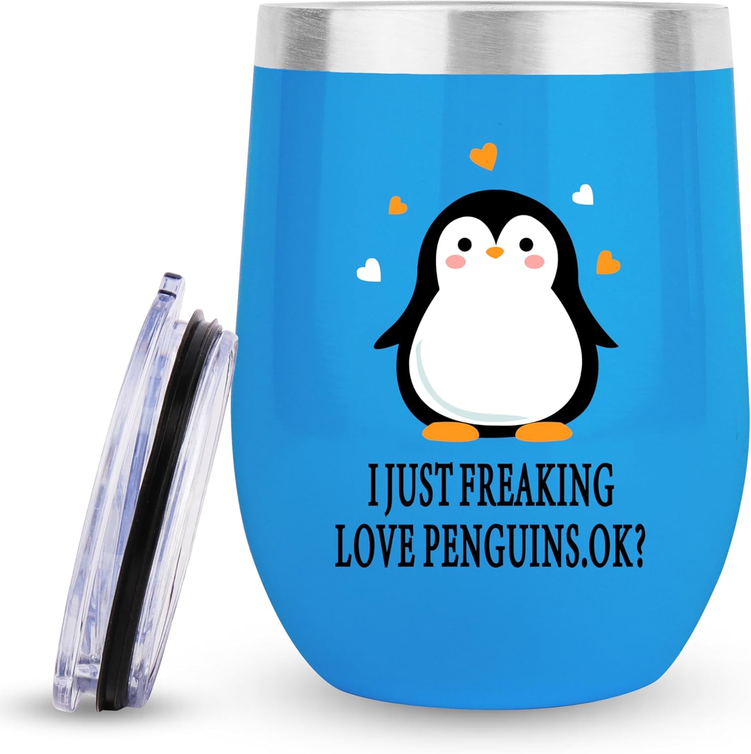 Merclix Cute Penguin 12oz Mug - Christmas Gifts for Women, Men, Kids & Birthday