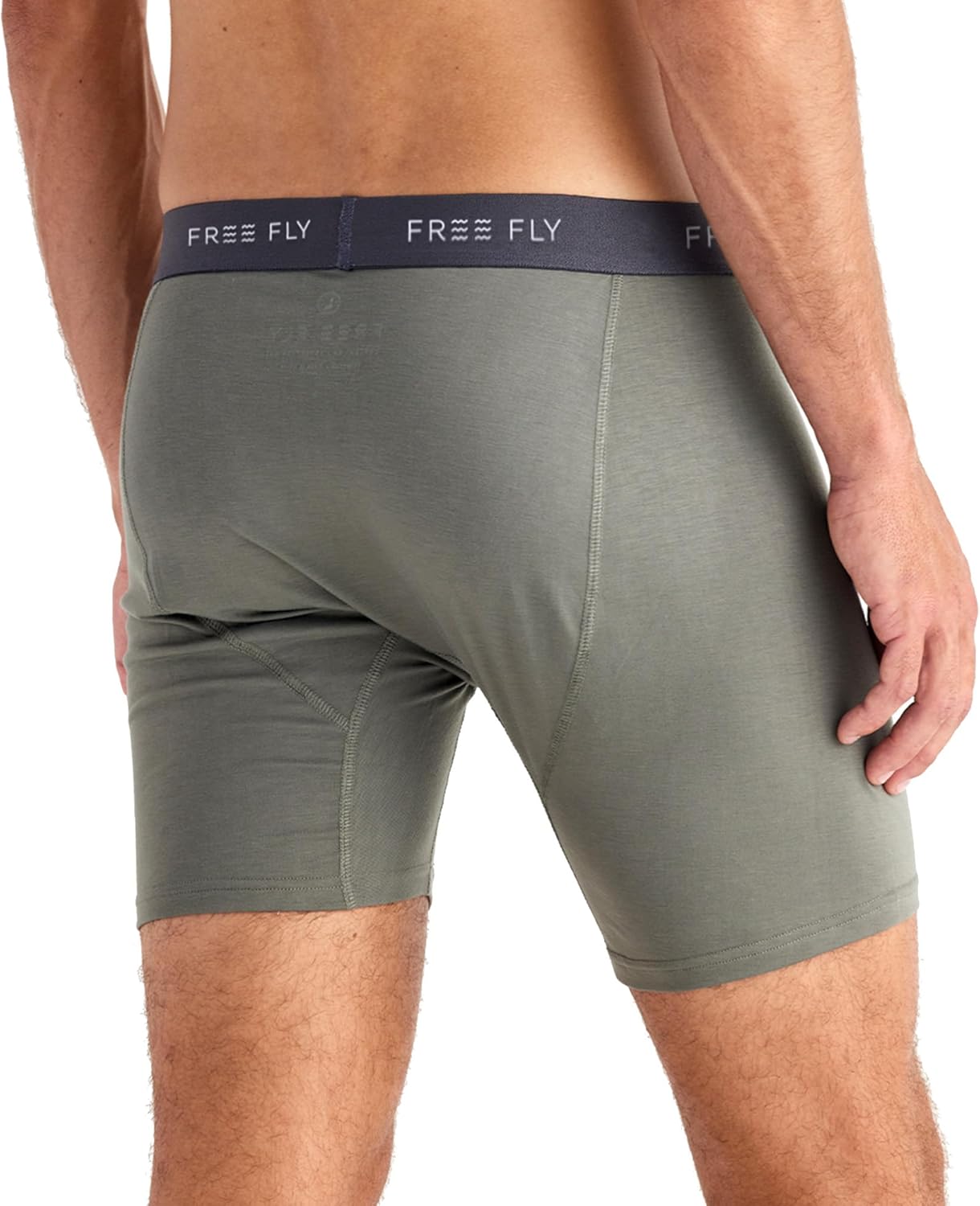 Free Fly Men's Motion Boxer Brief - Ultra Soft, Comfortable & Breathable Bamboo Viscose Stretch Men's Underwear