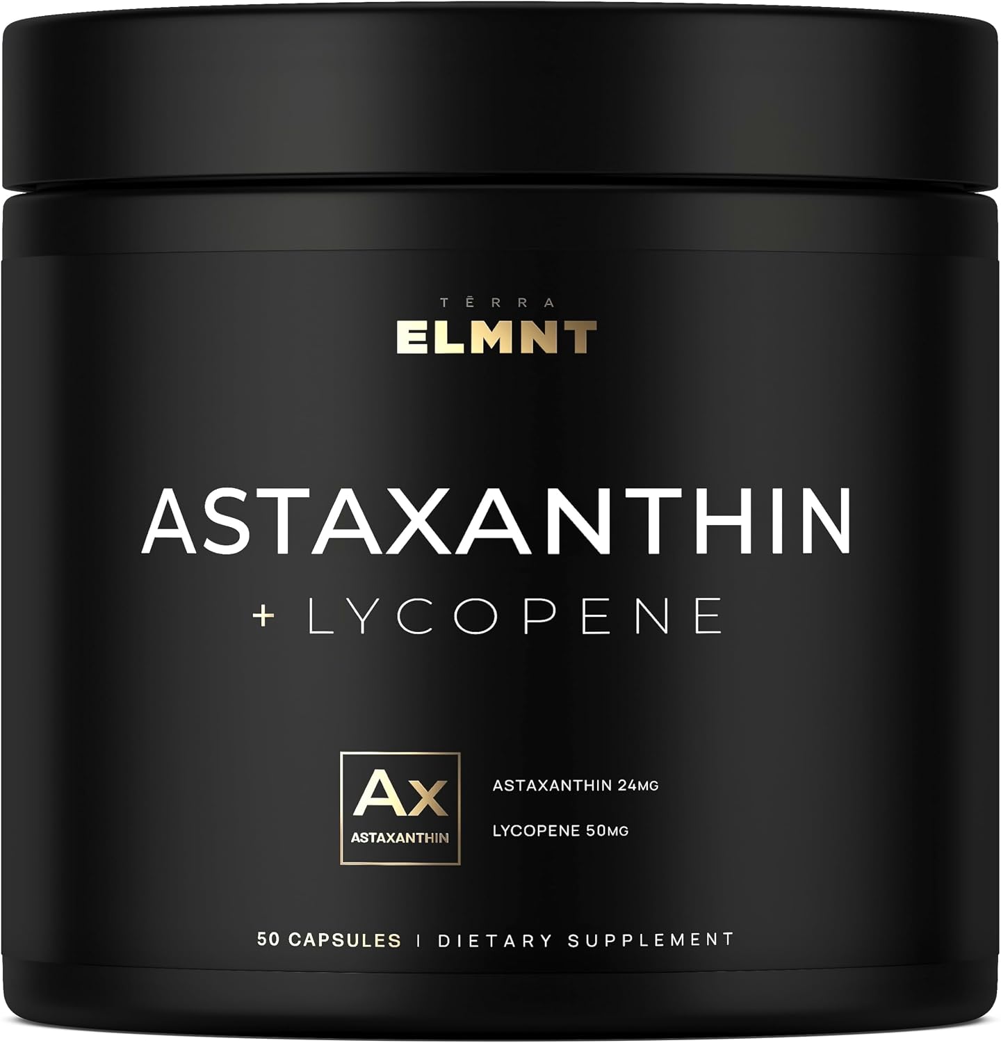 Astaxanthin 24mg + Lycopene 50mg Clinical Strength Carotenoids Skin Supplement w. 100% Natural from MicroAlgae - Best Astaxanthin Supplements for Skin Health & Pigmentation - Astaxantina