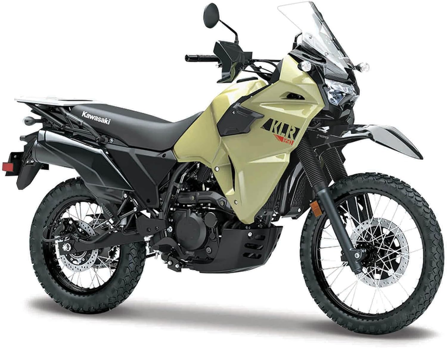 Maisto Kawasaki KLR 650 Motorbike - Incredibly Detailed Die-Cast Replica Collectible Model - 1:18 Scale, Green