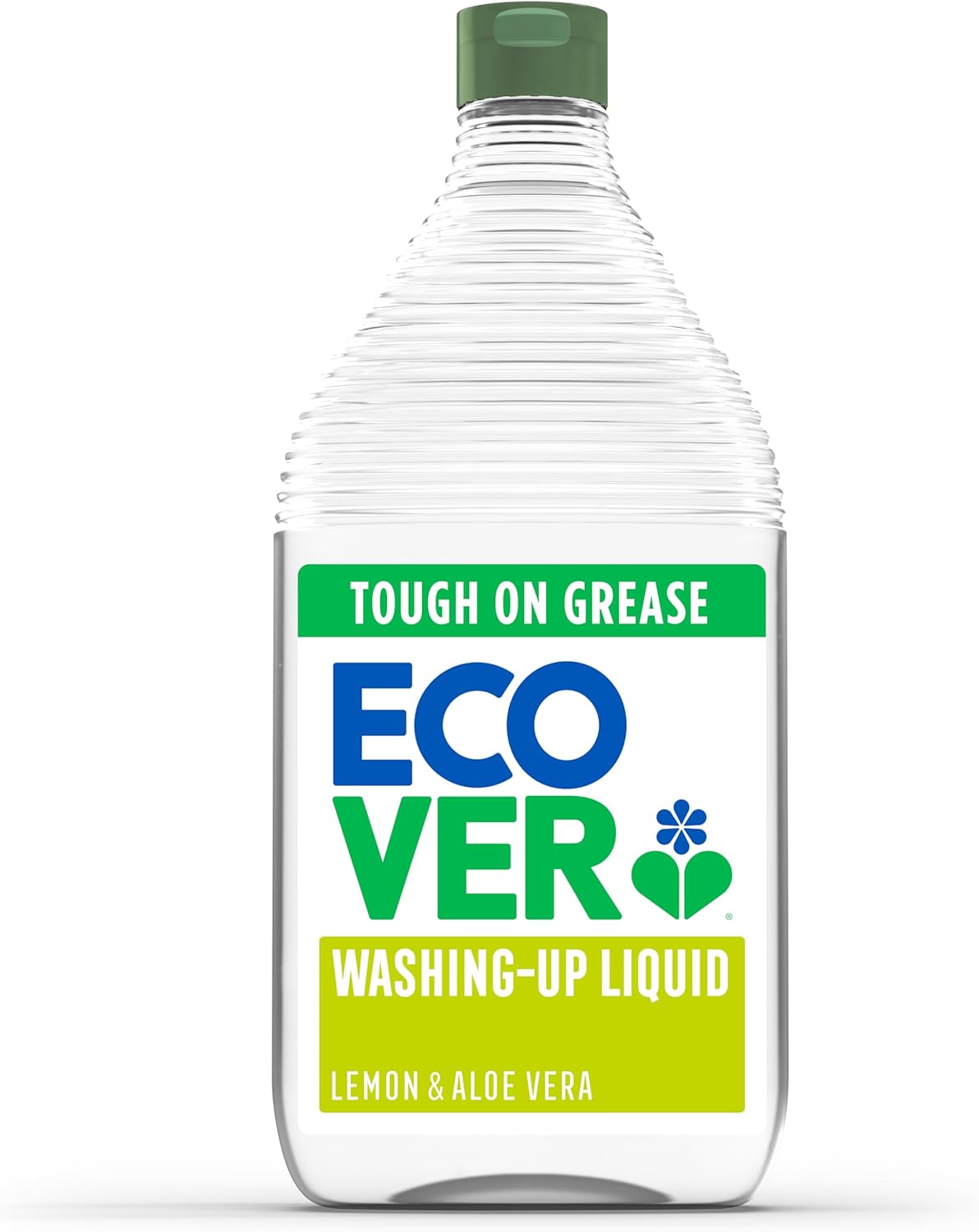 Ecover Washing Up Liquid, Washing Up Soap, Tough on Grease and Grime, Fresh Lemon & Aloe Scent, 1 x 950ml