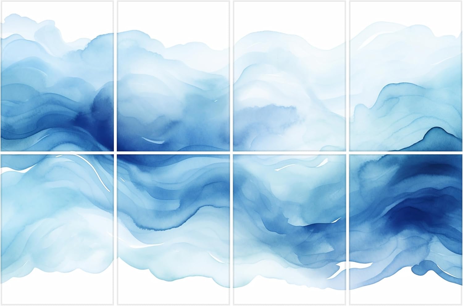 8 pack Art Acoustic Panels with Self-Adhesive,48 x 32Inches Acoustic Wall Art,Better Decorative Sound Proof Panels,Recording Studio/Home/Office Acoustical Treatment,Inks