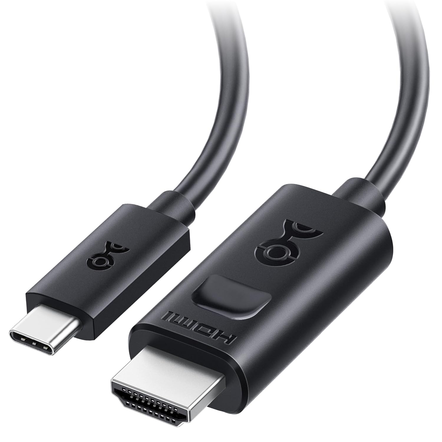 Cable Matters 48Gbps USB C to HDMI 2.1 Cable 1.8m, Support 4K@240Hz and 8K@60Hz HDR on Windows - Thunderbolt 5/4, USB4 Compatible with MacBook Pro, XPS, ThinkPad - Max 4K@60Hz on macOS