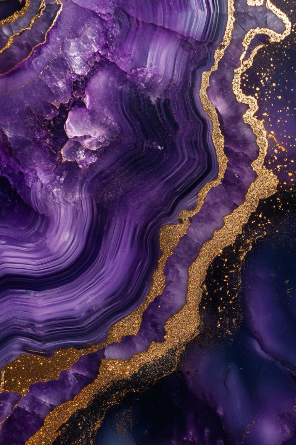 Libby Line by Design (Purple and Gold): Notebook